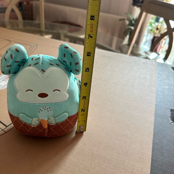 Squishmallows Disney Mickey Mouse Mint Chocolate Chip Ice Cream Scented Plush 5" - Picture 6 of 6